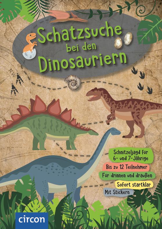 Vorderes Coverbild Schatzsuche bei den Dinosauriern