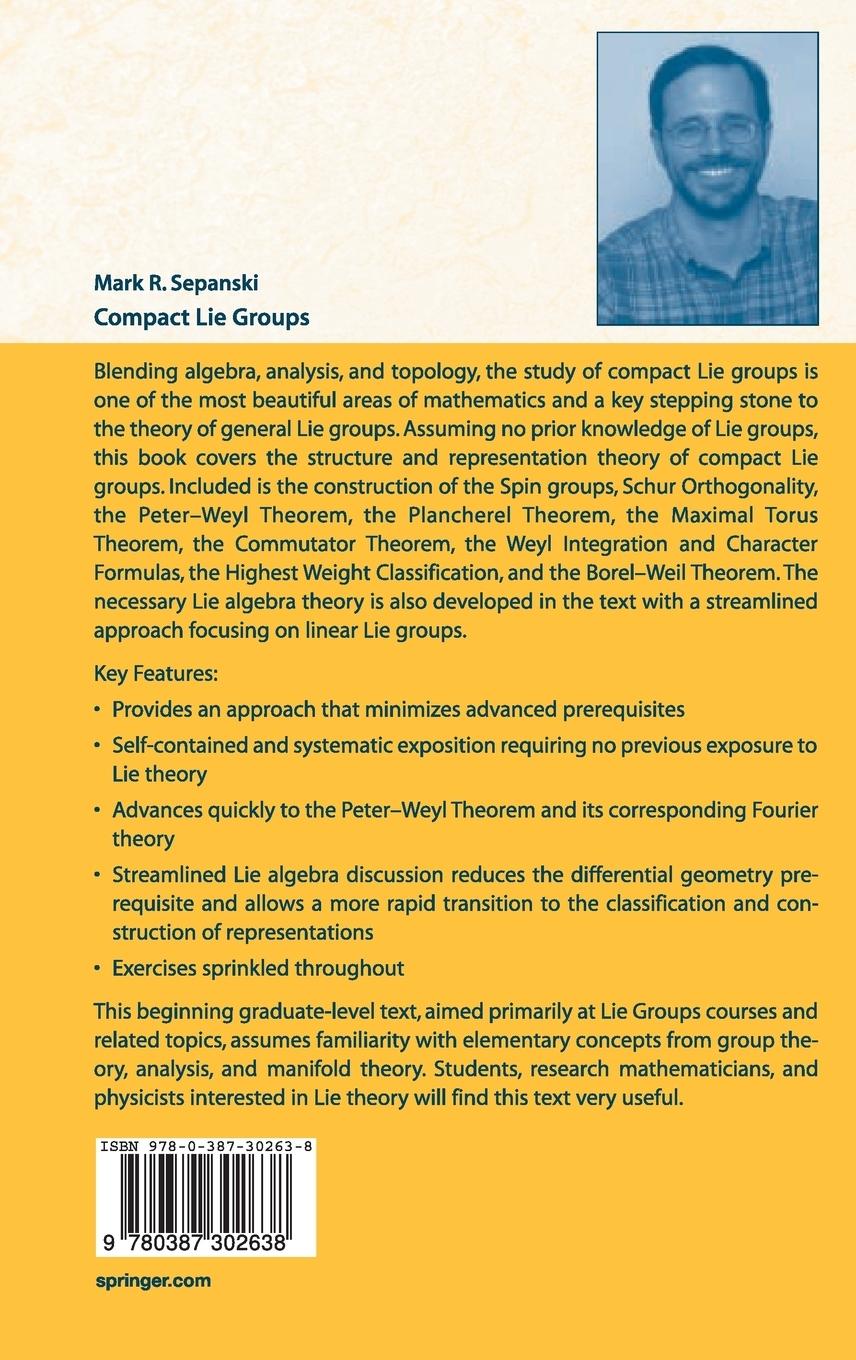 Rückseitencover Compact Lie Groups