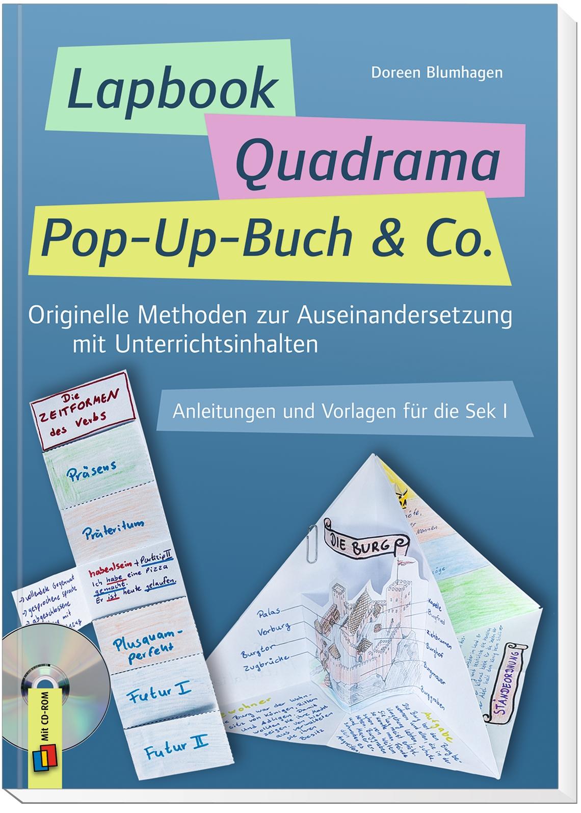 Beispielinhalt (Bild) Lapbook, Quadrama, Pop-Up-Buch & Co.