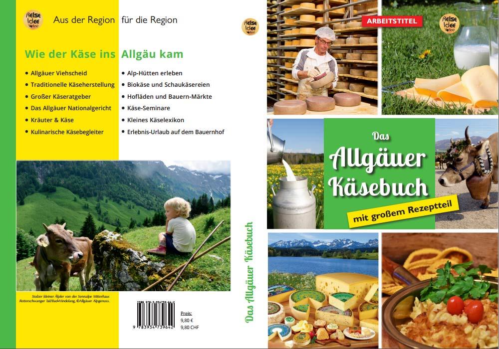 Vorderes Coverbild Allgäuer Käsebuch