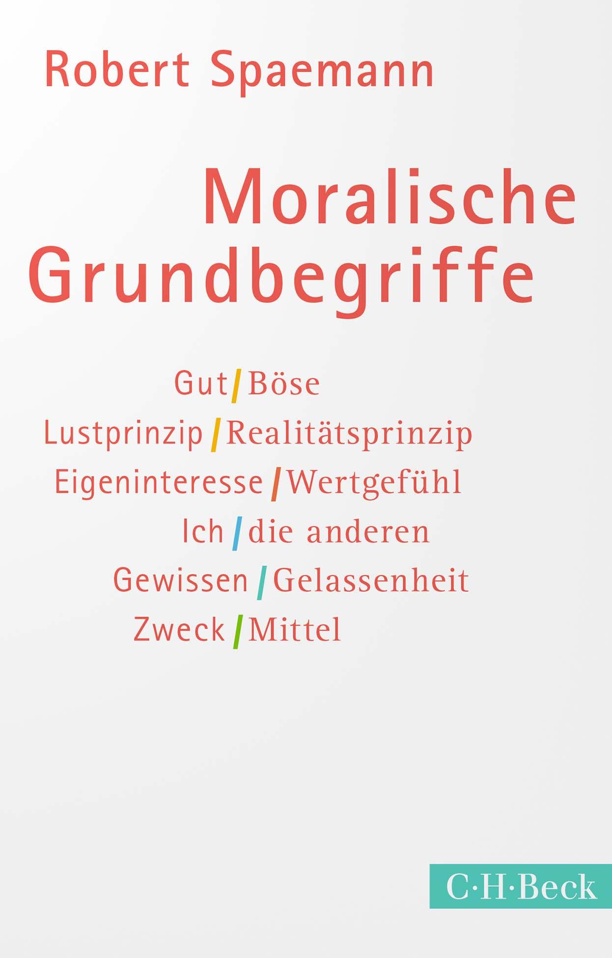 Vorderes Coverbild Moralische Grundbegriffe