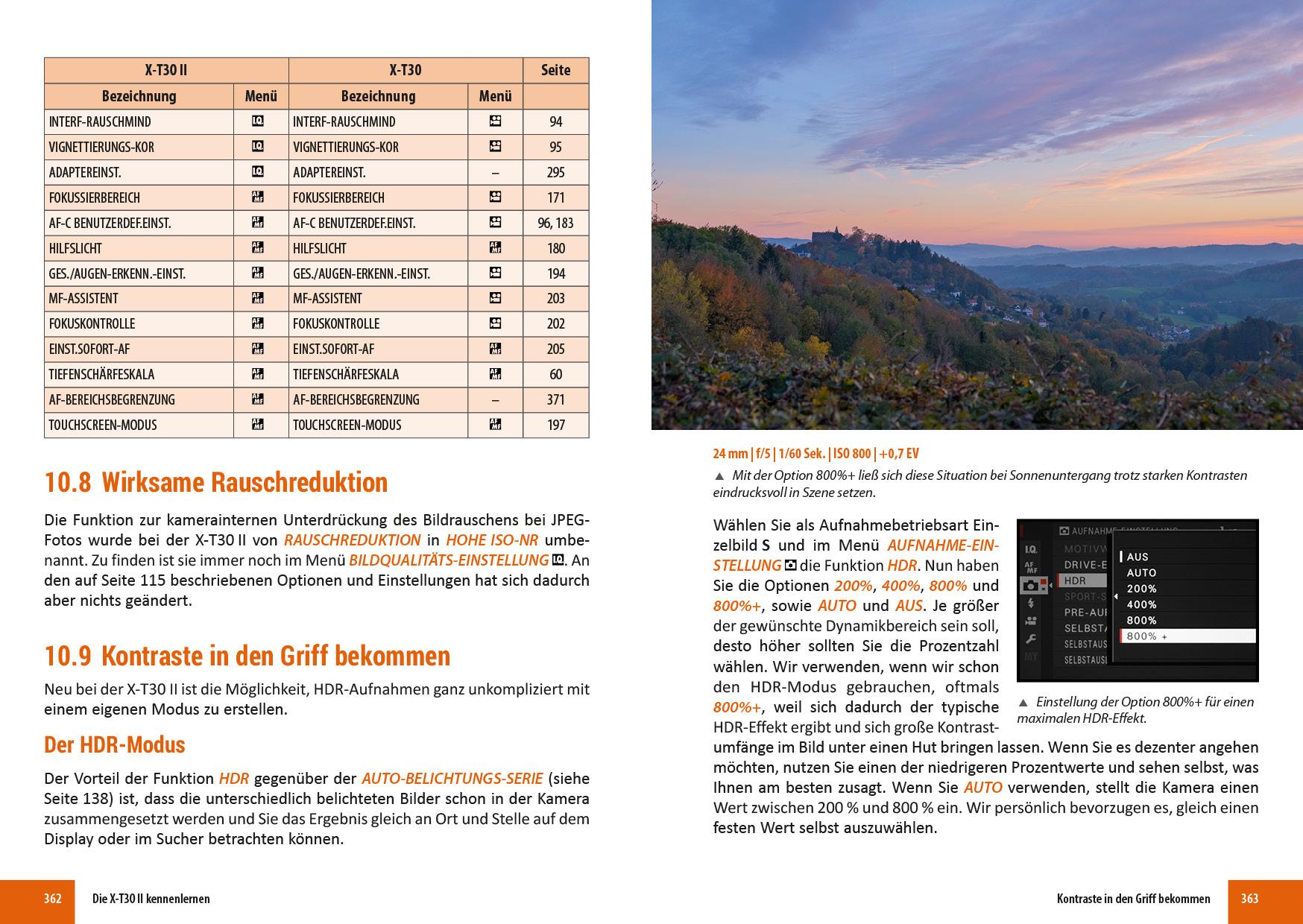 Beispielinhalt (Bild) Fujifilm X-T30 & X-T30 II