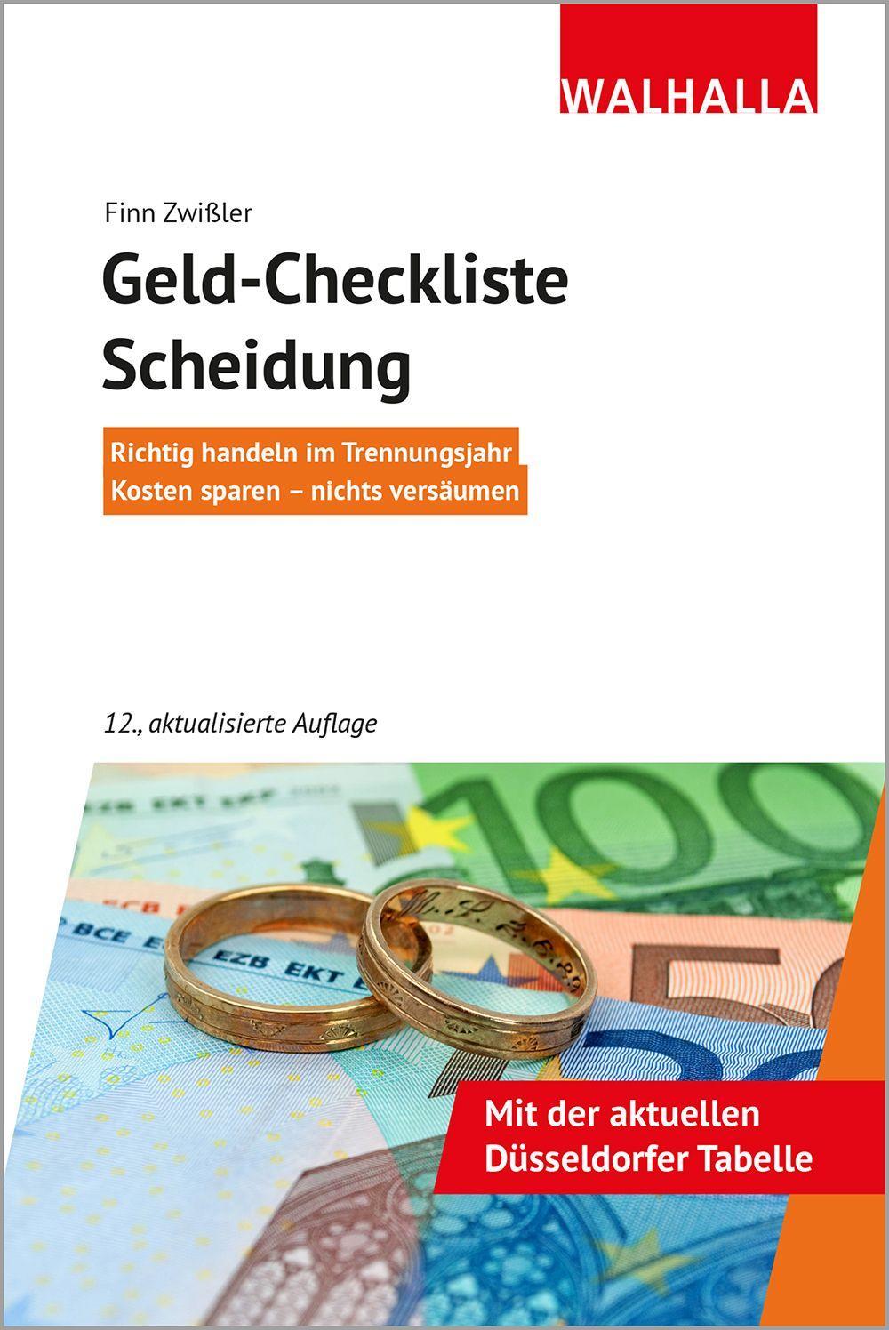 Vorderes Coverbild Geld-Checkliste Scheidung