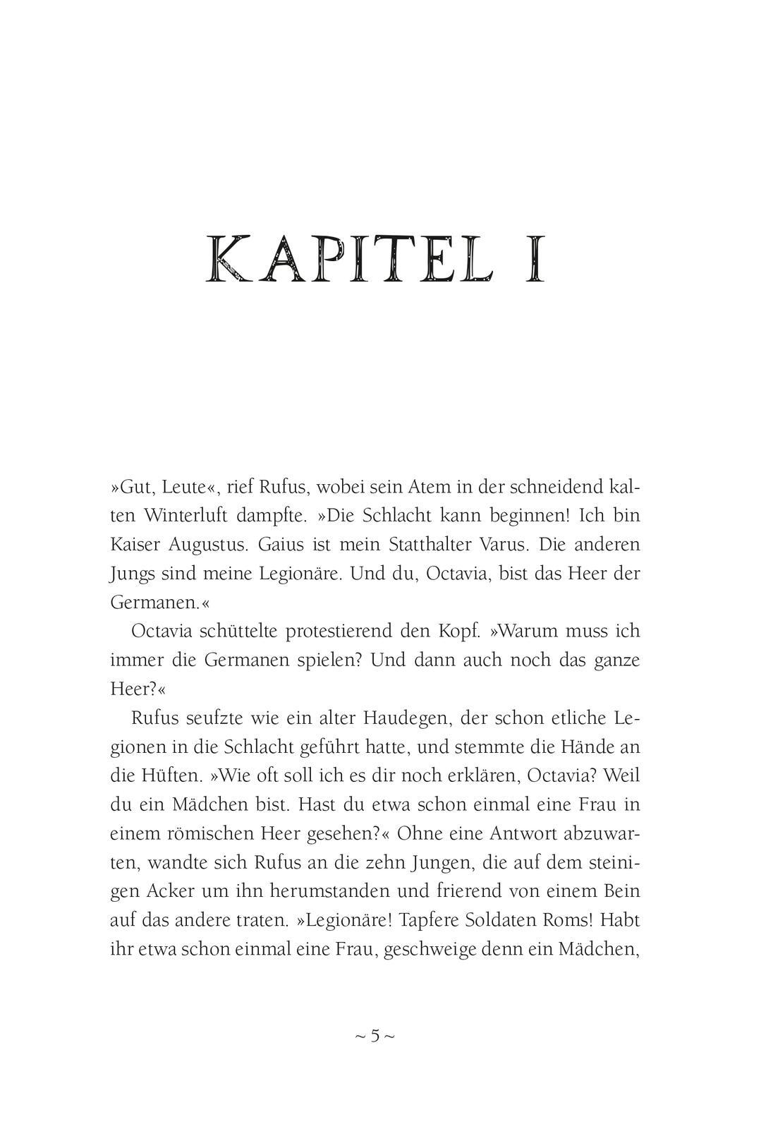Beispielinhalt (Bild) Octavia, Tochter Roms - Gefahr in Germanien (Octavia, Tochter Roms 1)