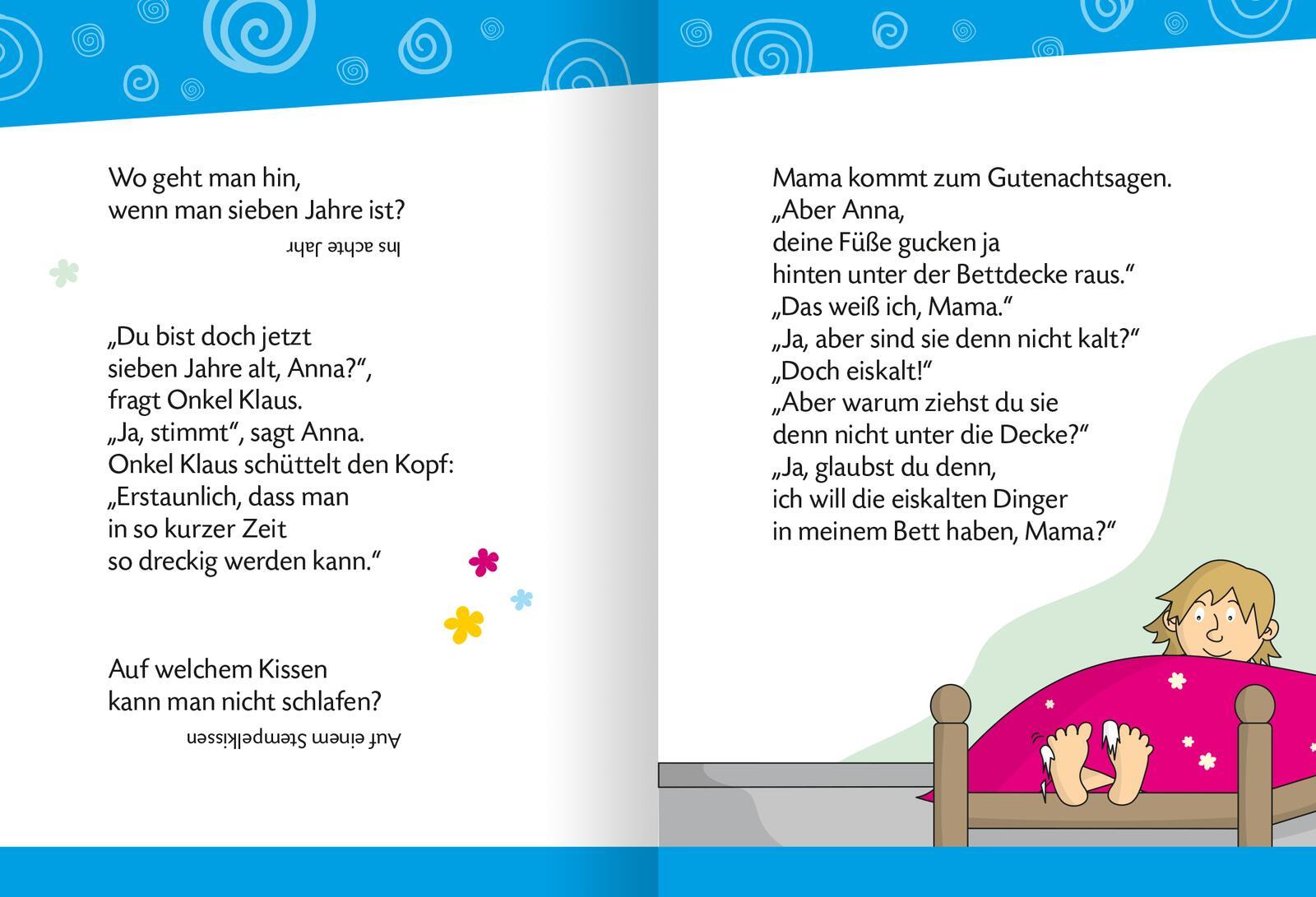 Beispielinhalt (Bild) Witzebuch für Erstleser