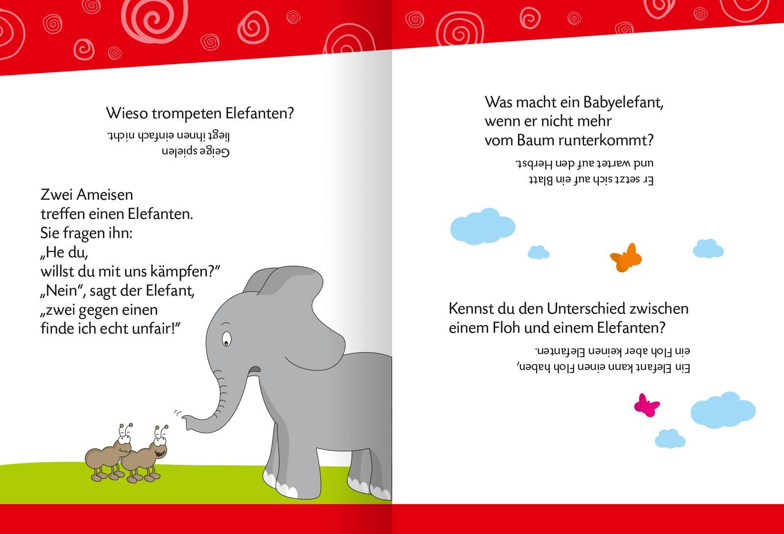 Beispielinhalt (Bild) Witzebuch für Erstleser