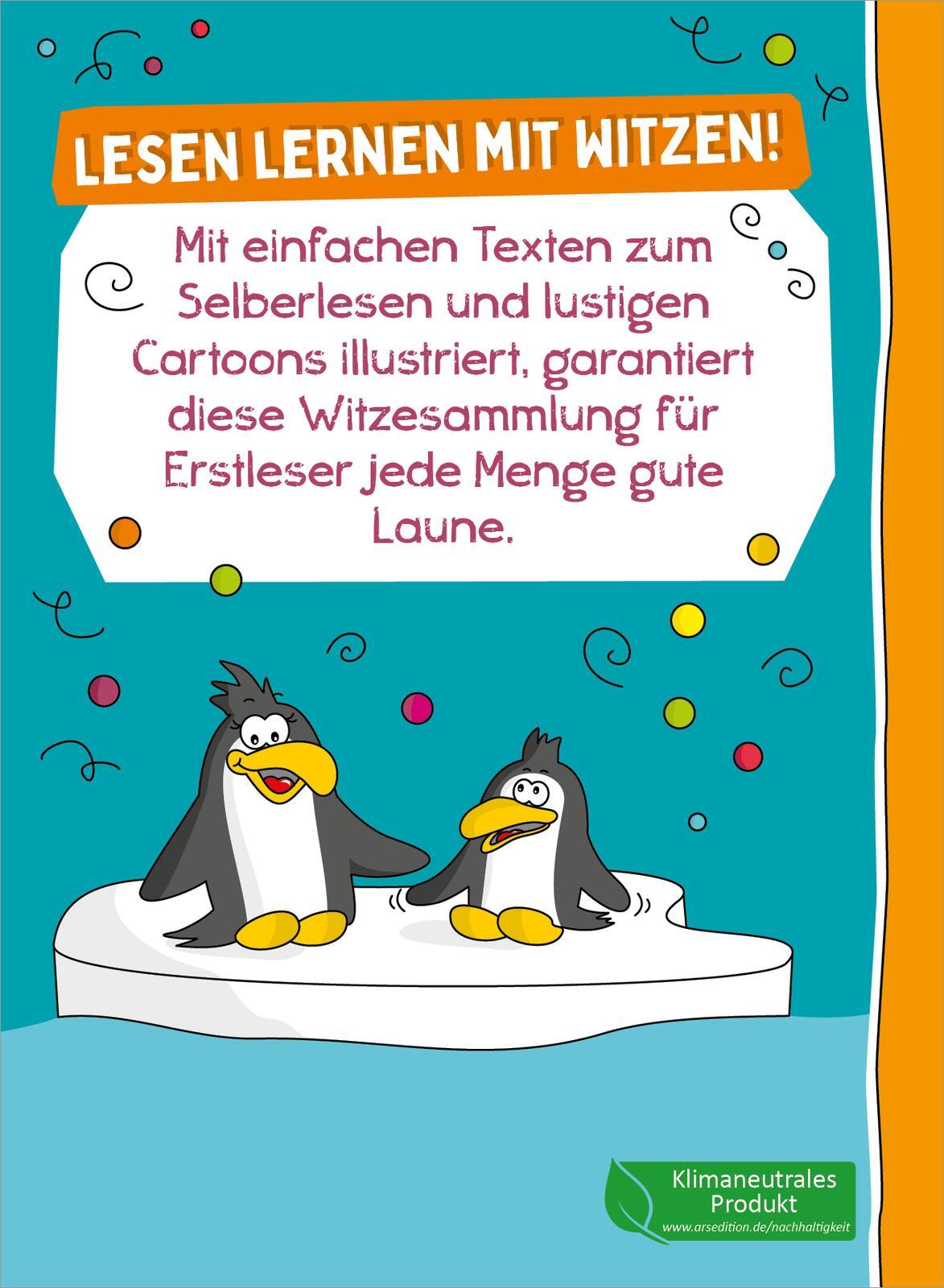 Rückseitencover Witzebuch für Erstleser