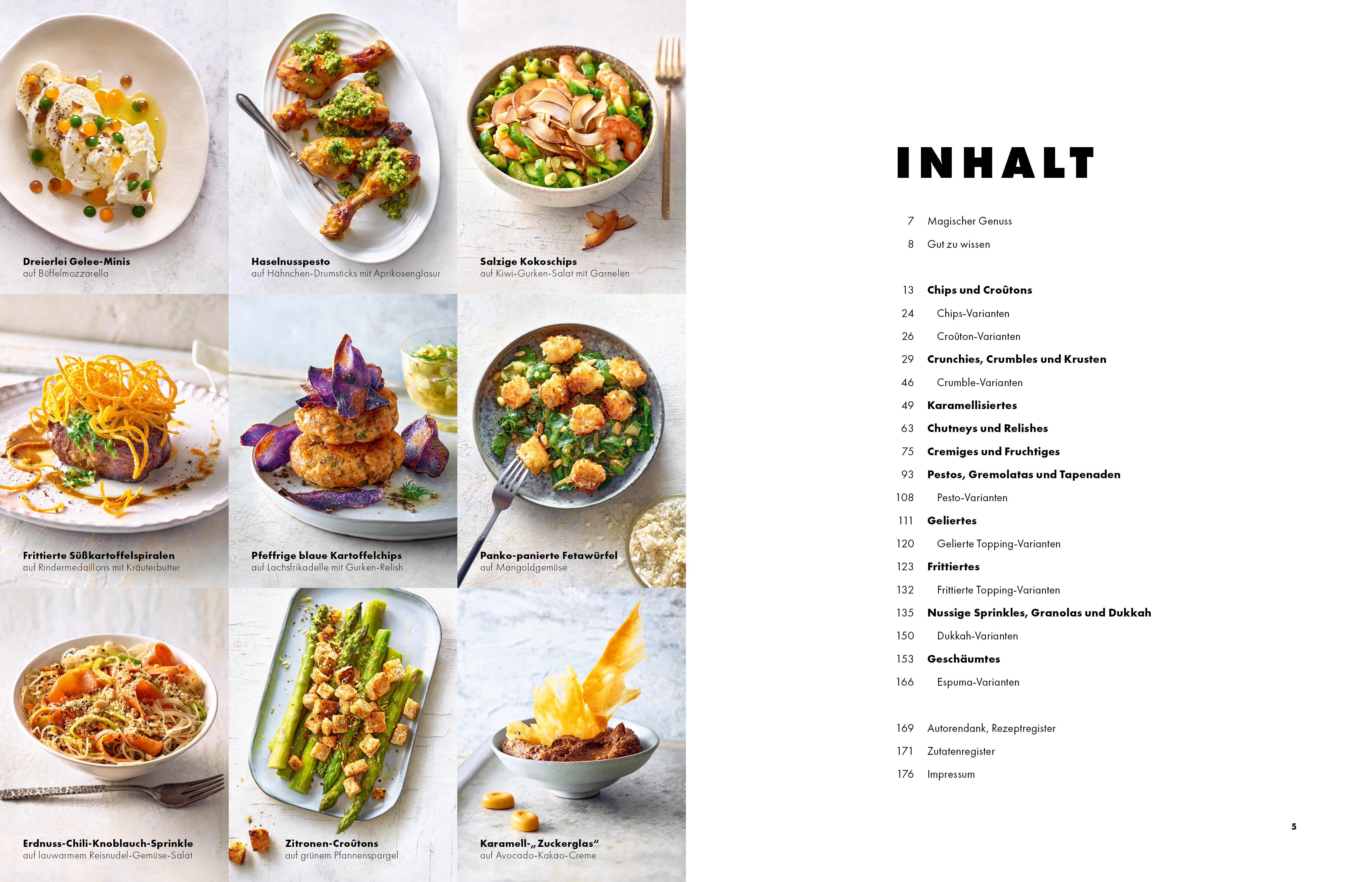 Beispielinhalt (Bild) Toppings