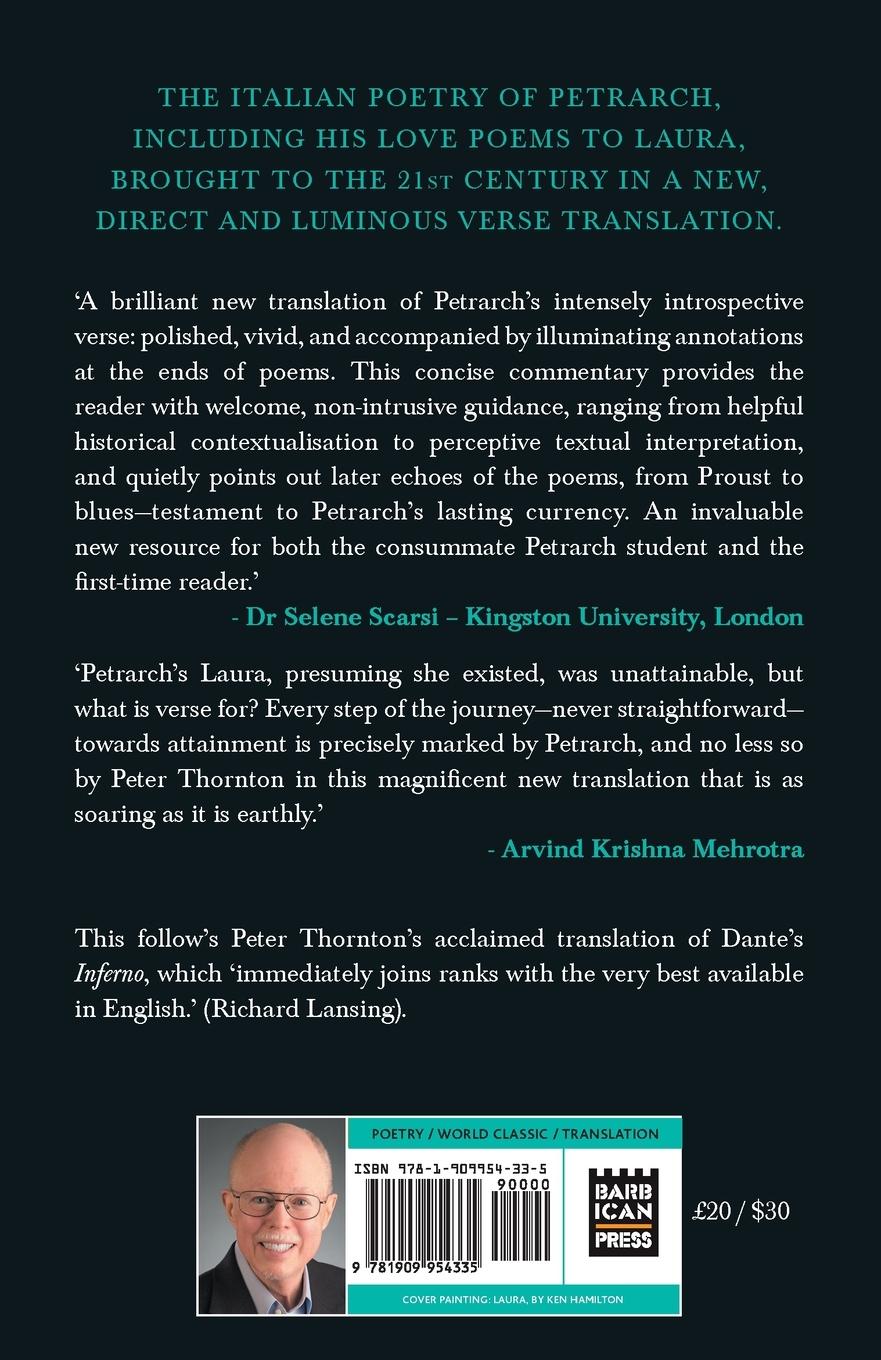 Rückseitencover Petrarch's Canzoniere