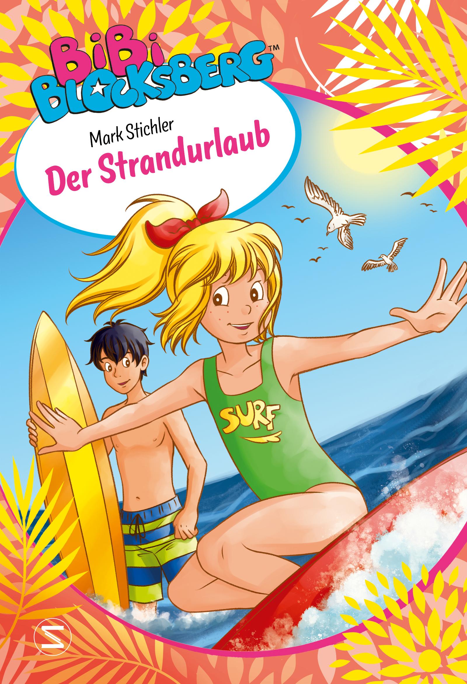 Vorderes Coverbild Bibi Blocksberg. Der Strandurlaub