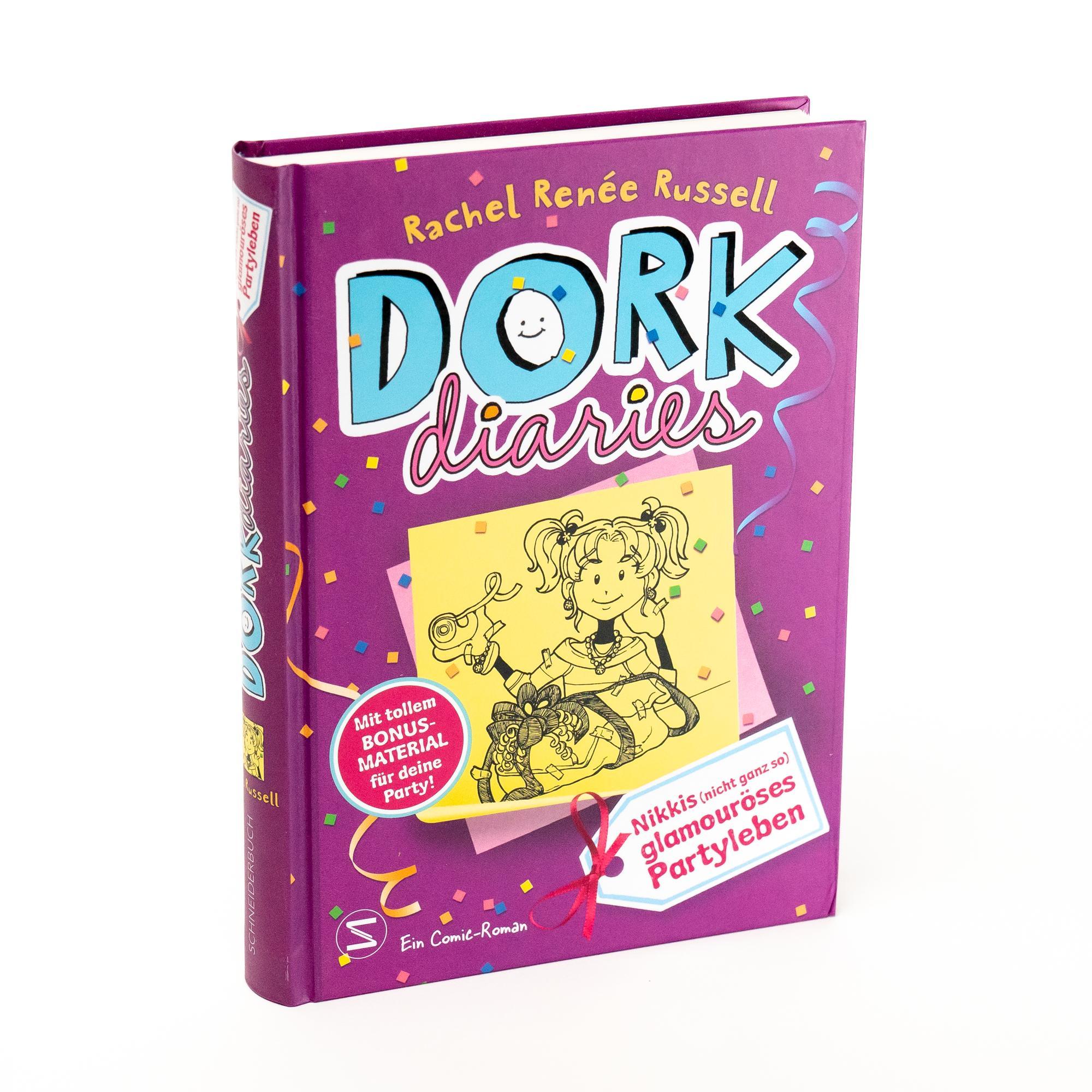 Beispielinhalt (Bild) DORK Diaries, Band 02: Nikkis (nicht ganz so) glamouröses Partyleben: Mit tollem Bonusmaterial für deine Party