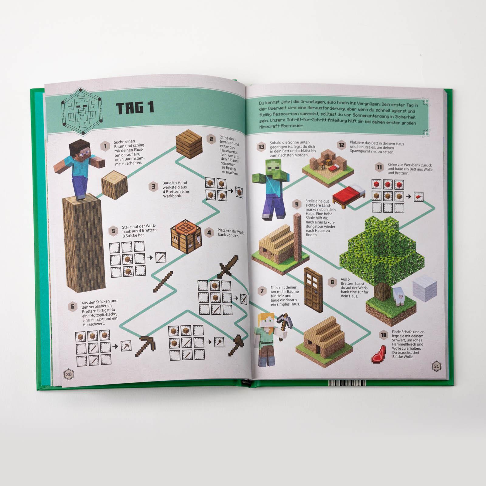 Beispielinhalt (Bild) Minecraft Das Survival-Handbuch