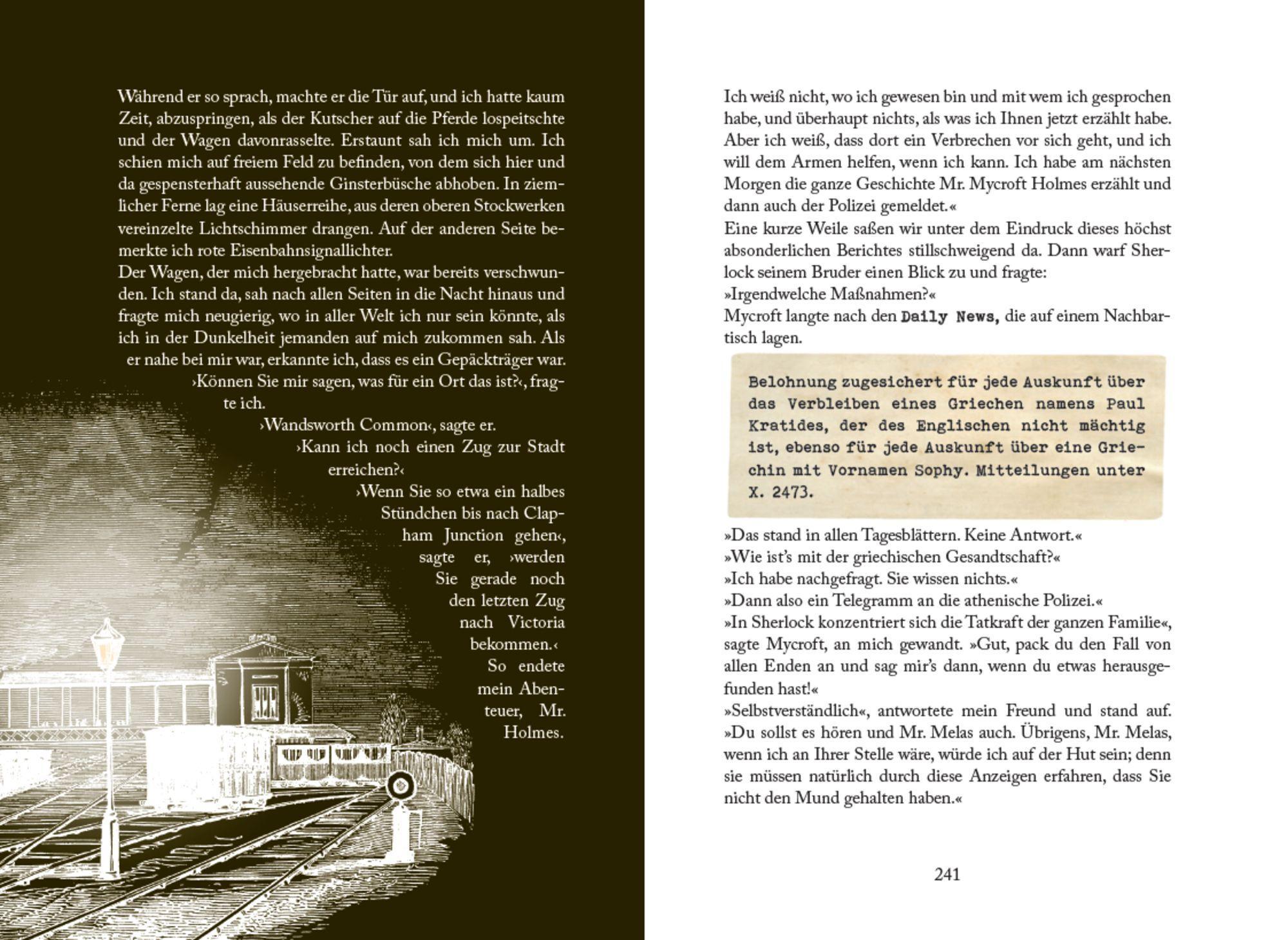 Beispielinhalt (Bild) Sherlock Holmes Bd. 3