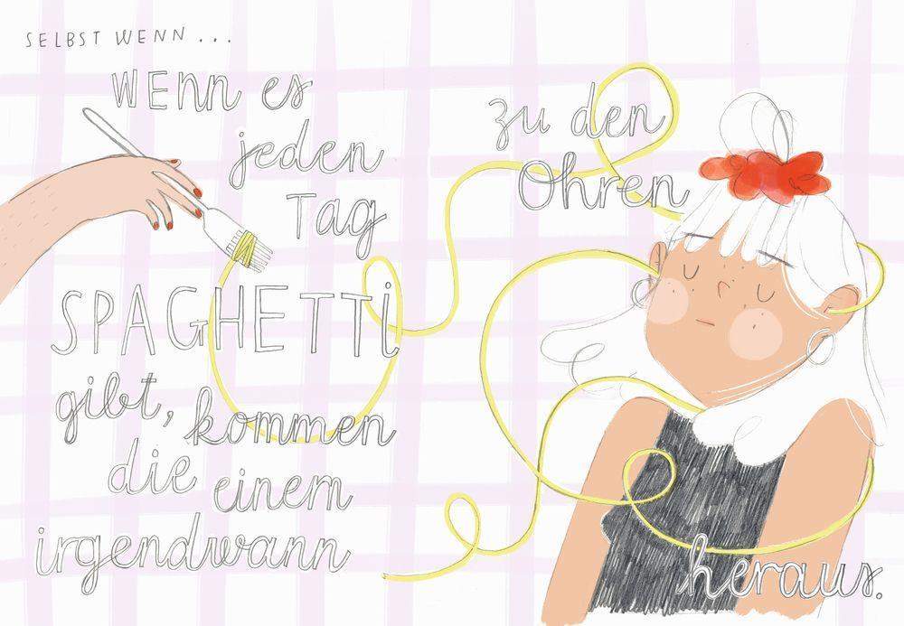 Beispielinhalt (Bild) Jeden Tag Spaghetti