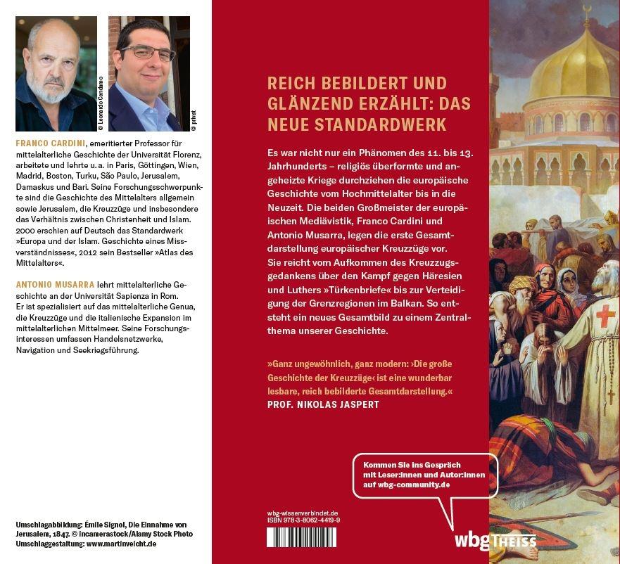 Rückseitencover Die große Geschichte der Kreuzzüge