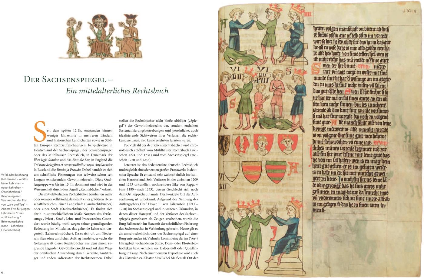 Beispielinhalt (Bild) Der Sachsenspiegel