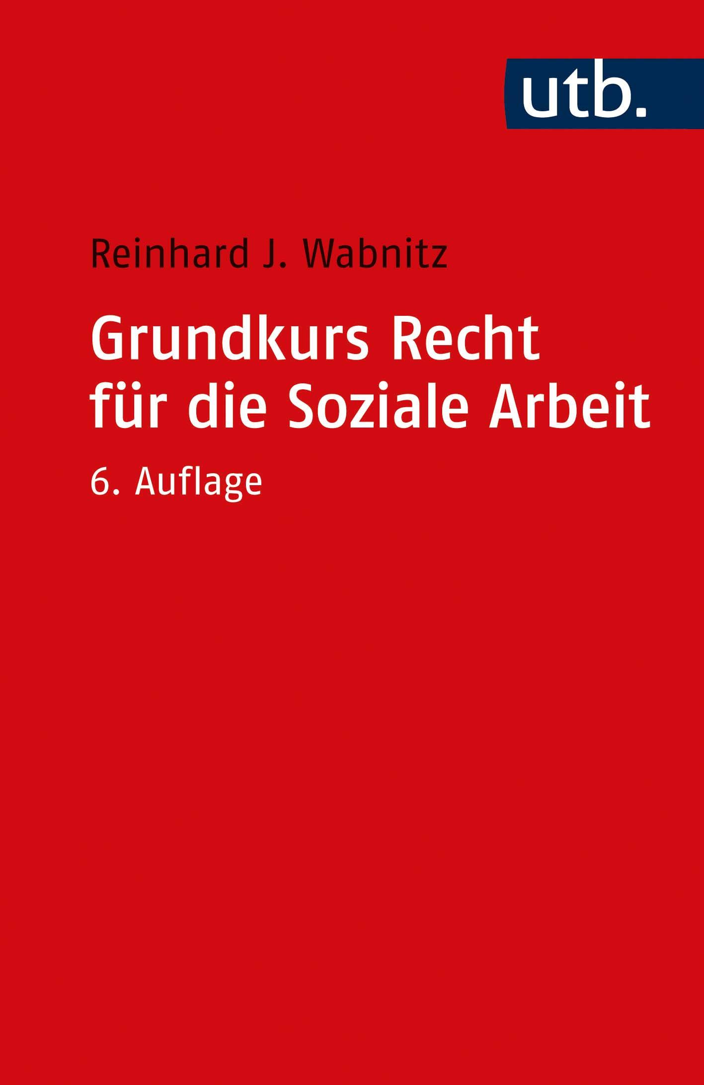 Vorderes Coverbild Grundkurs Recht für die Soziale Arbeit