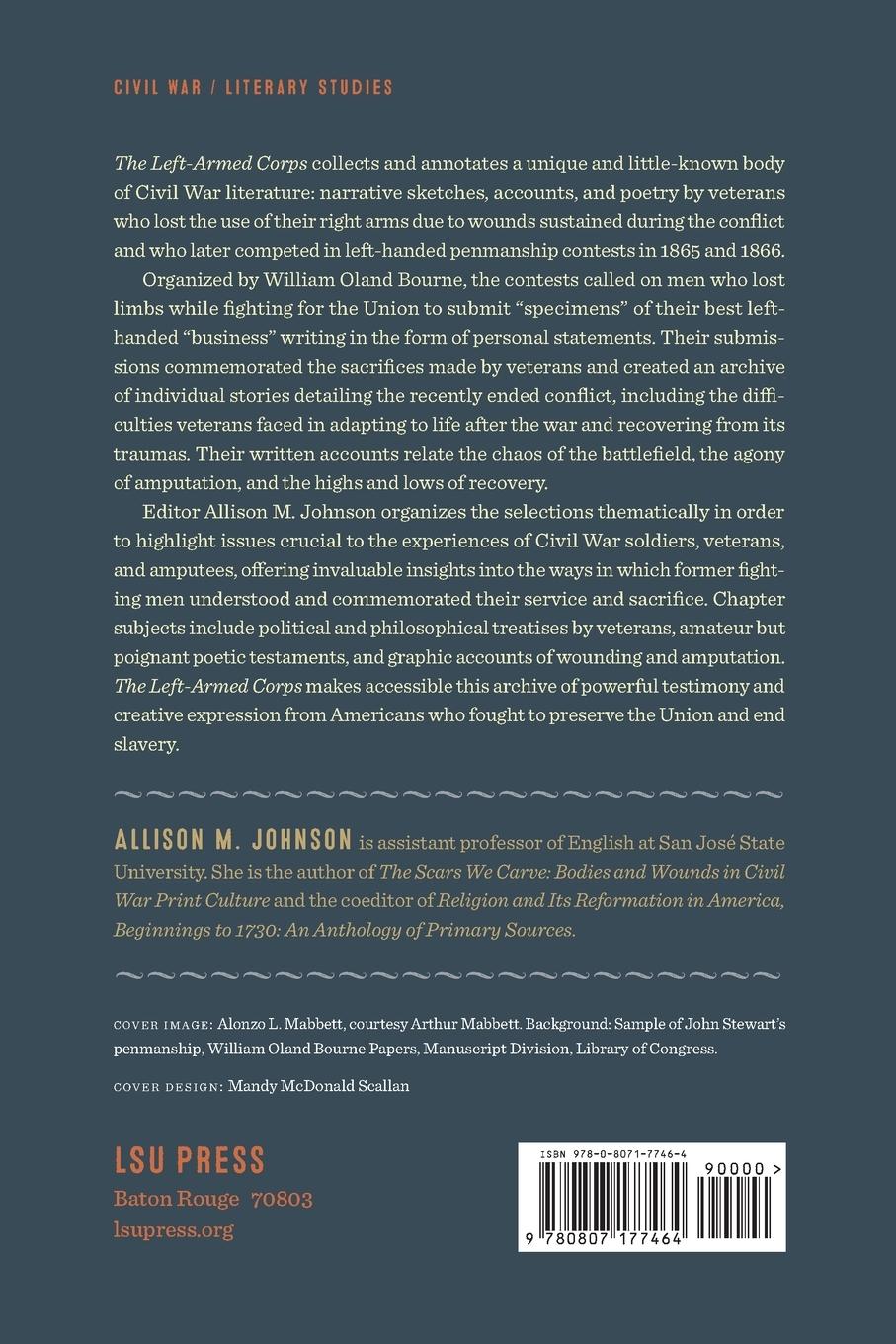 Rückseitencover The Left-Armed Corps