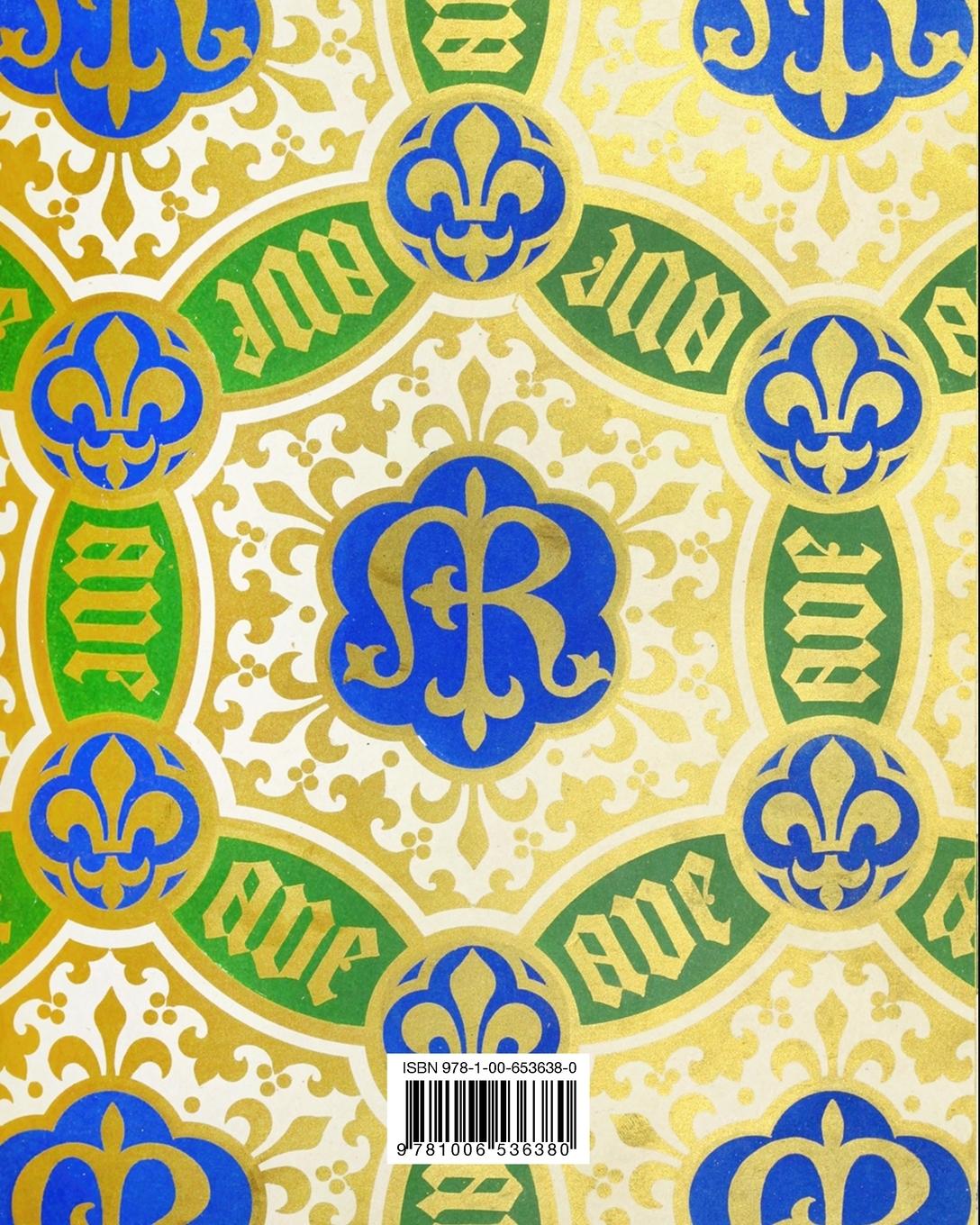 Rückseitencover Augustus Pugin Ecclesiastical Ornament Scrapbook Paper