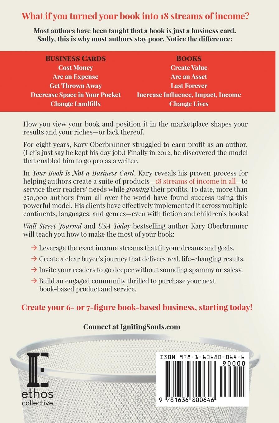 Rückseitencover Your Book is Not a Business Card