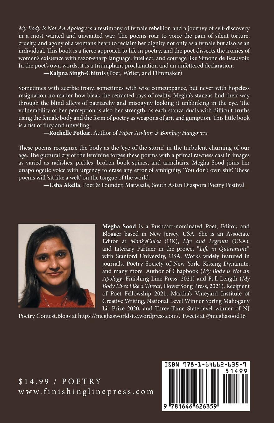 Rückseitencover My Body Is Not an Apology