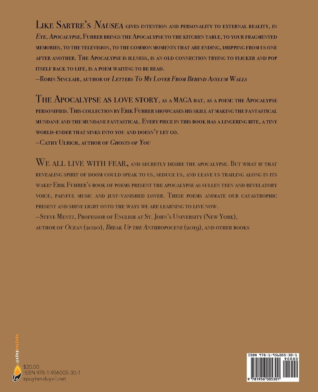 Rückseitencover Eye, Apocalypse