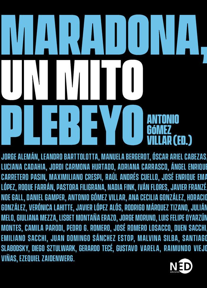 Vorderes Coverbild Maradona, un mito plebeyo