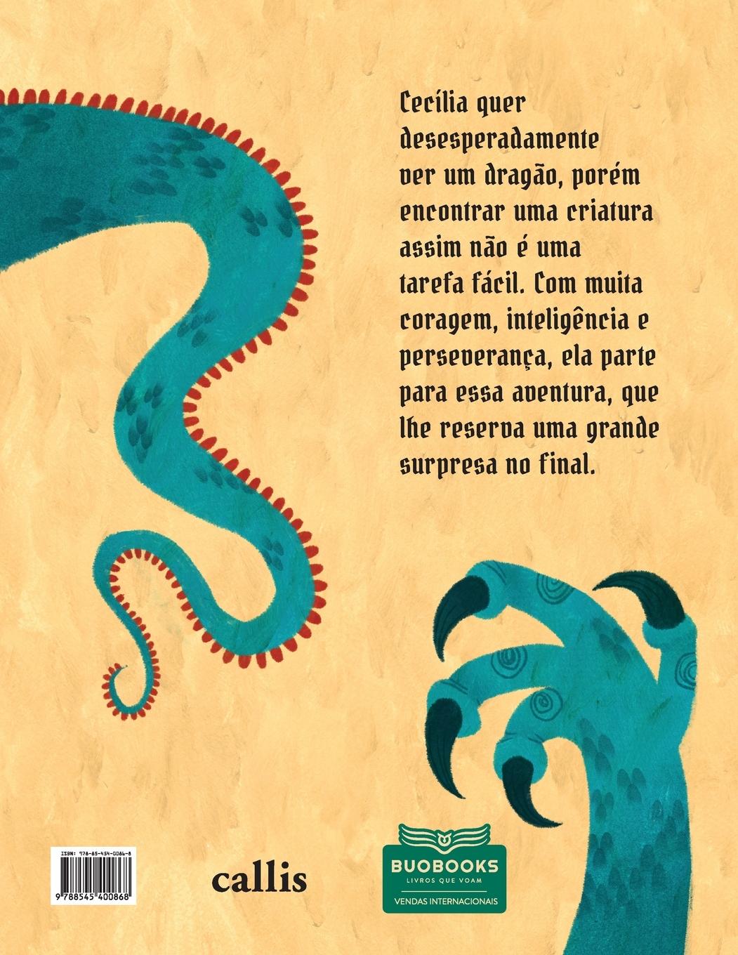 Rückseitencover Cecília e o dragão