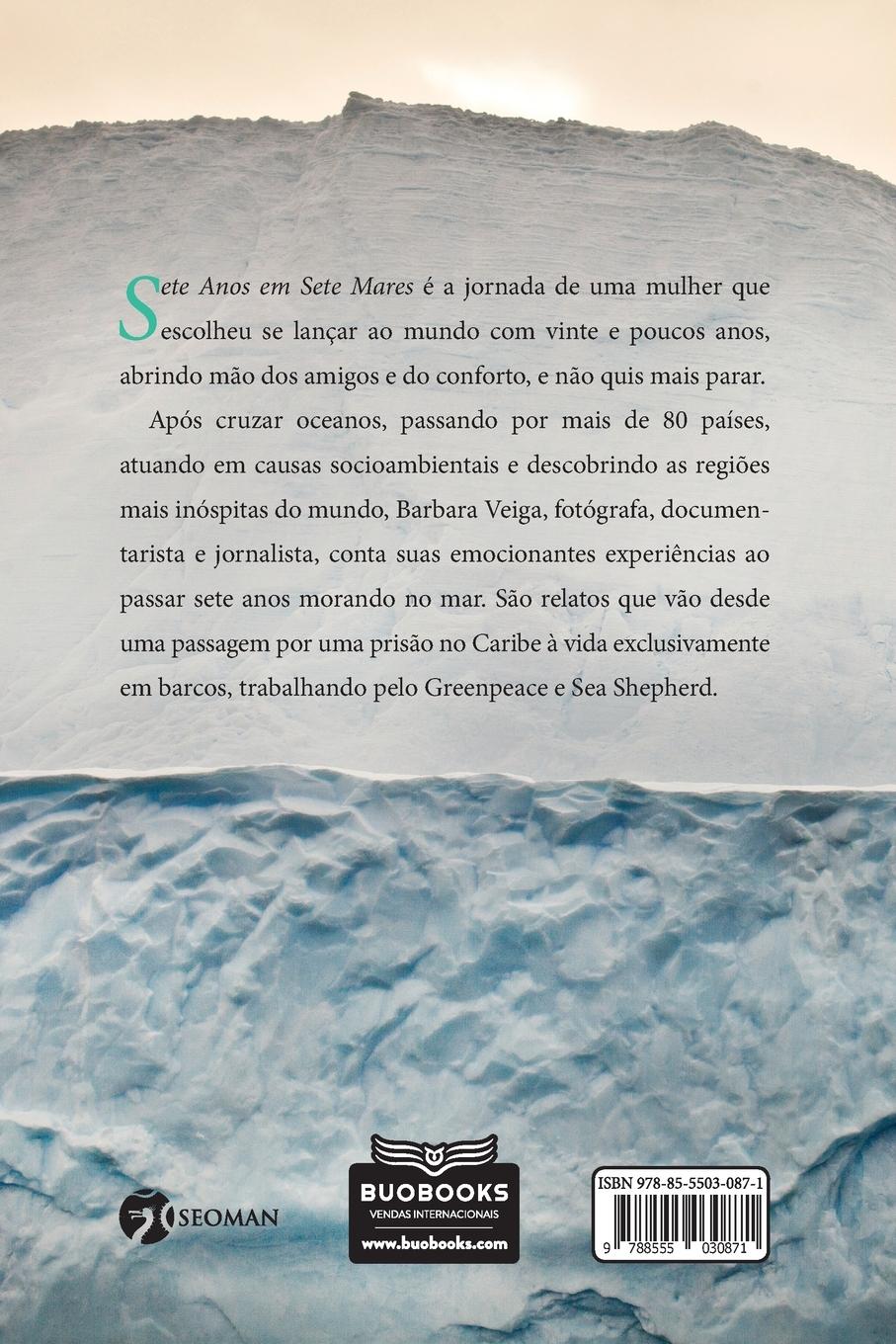 Rückseitencover Sete Anos Em Sete Mares