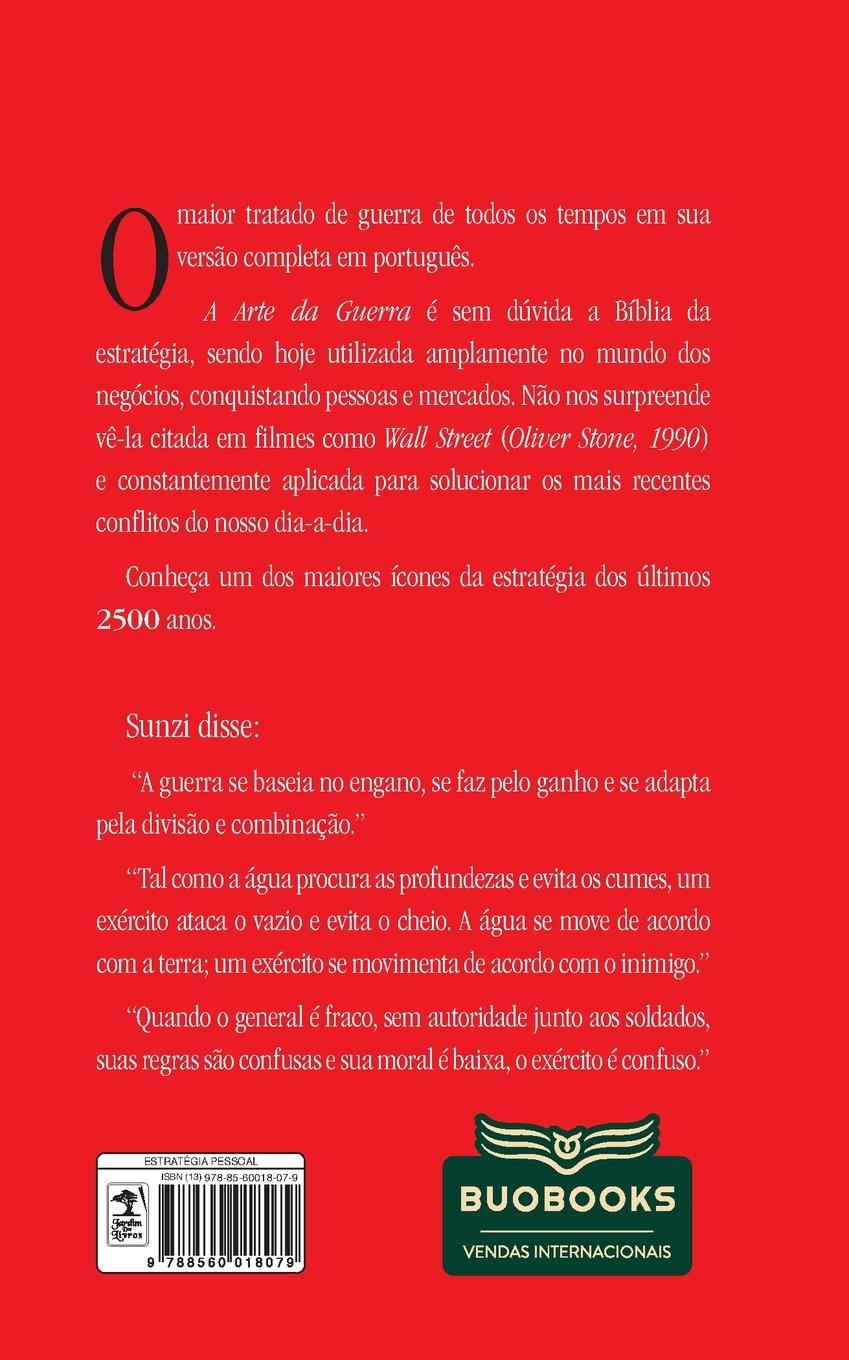 Rückseitencover Arte da guerra, A - Edição pocket