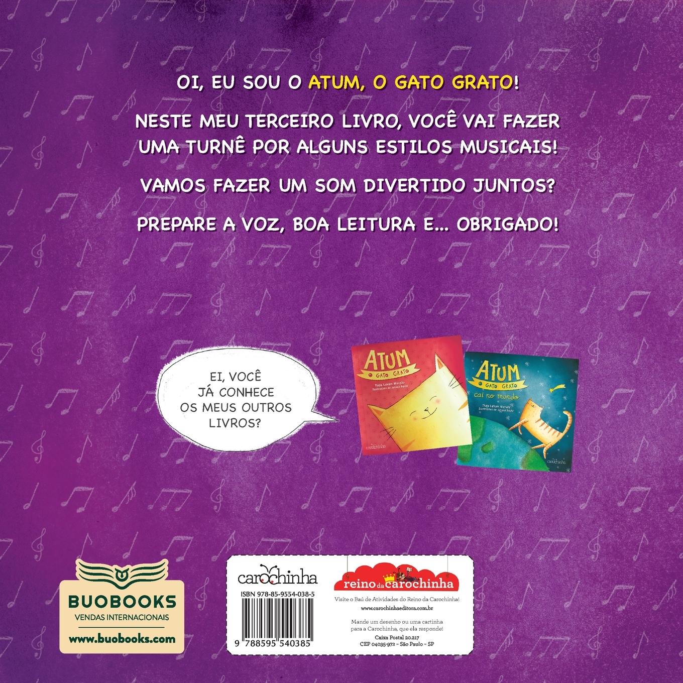 Rückseitencover Atum, o gato grato faz um som