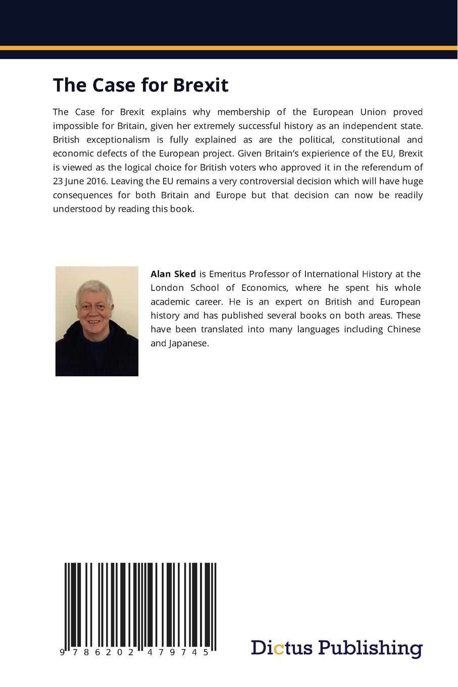 Rückseitencover The Case for Brexit