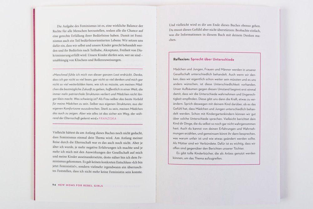 Beispielinhalt (Bild) New Moms for Rebel Girls