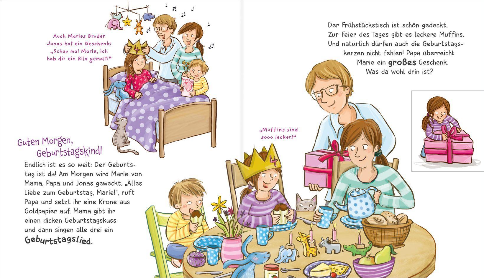 Beispielinhalt (Bild) WAS IST WAS Meine Welt Band 2 Ich feiere meinen Geburtstag!