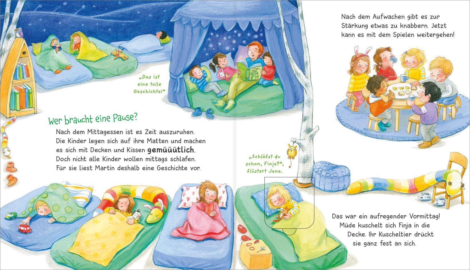 Beispielinhalt (Bild) WAS IST WAS Meine Welt Band 4 Ich freu mich auf den Kindergarten!