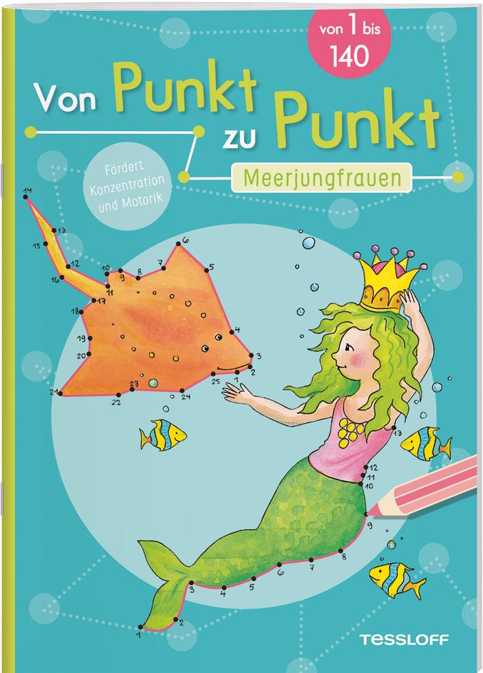 Vorderes Coverbild Von Punkt zu Punkt. Meerjungfrauen