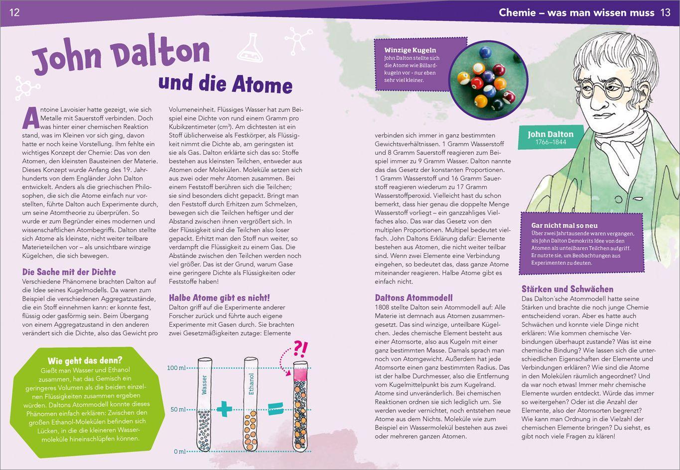Beispielinhalt (Bild) WAS IST WAS Naturwissenschaften easy! Chemie. Elementar!