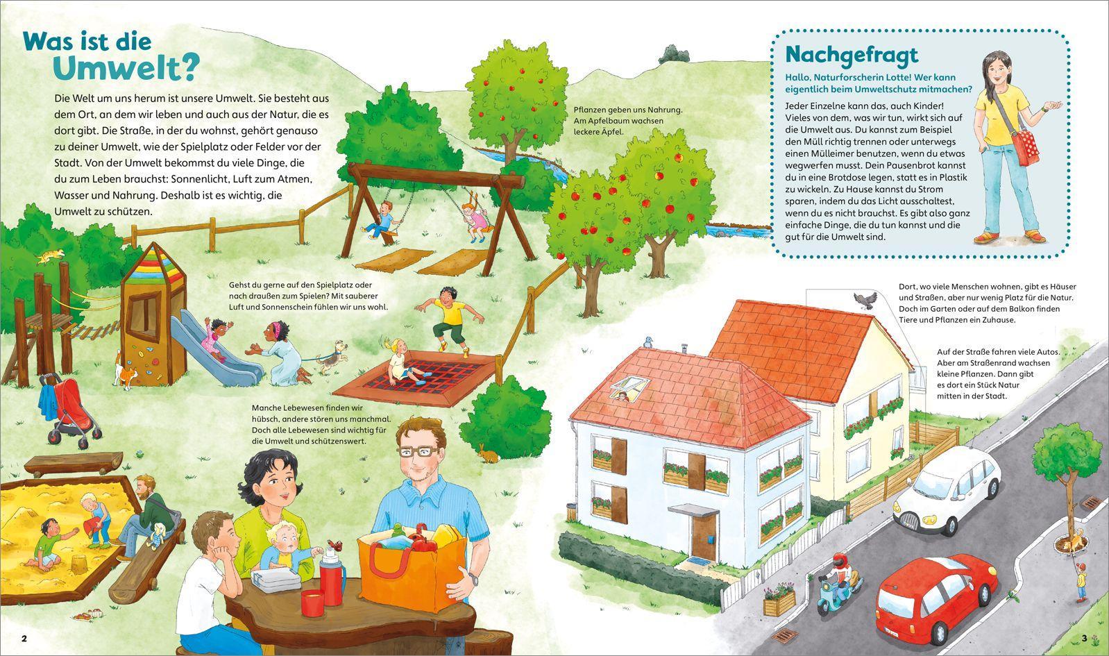 Beispielinhalt (Bild) WAS IST WAS Junior Band 36 Natur- und Umweltschutz Das kannst du tun!