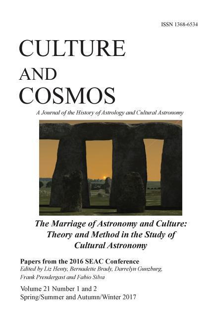 Vorderes Coverbild Culture and Cosmos Vol 21 1 and 2
