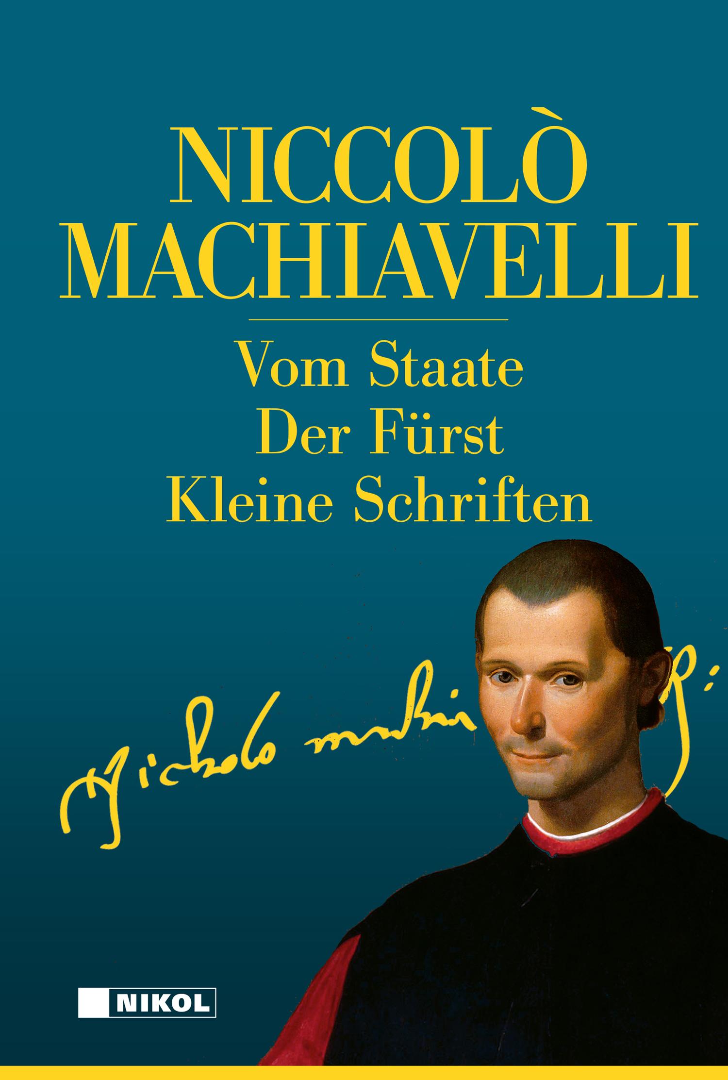 Vorderes Coverbild Niccolo Machiavelli: Hauptwerke
