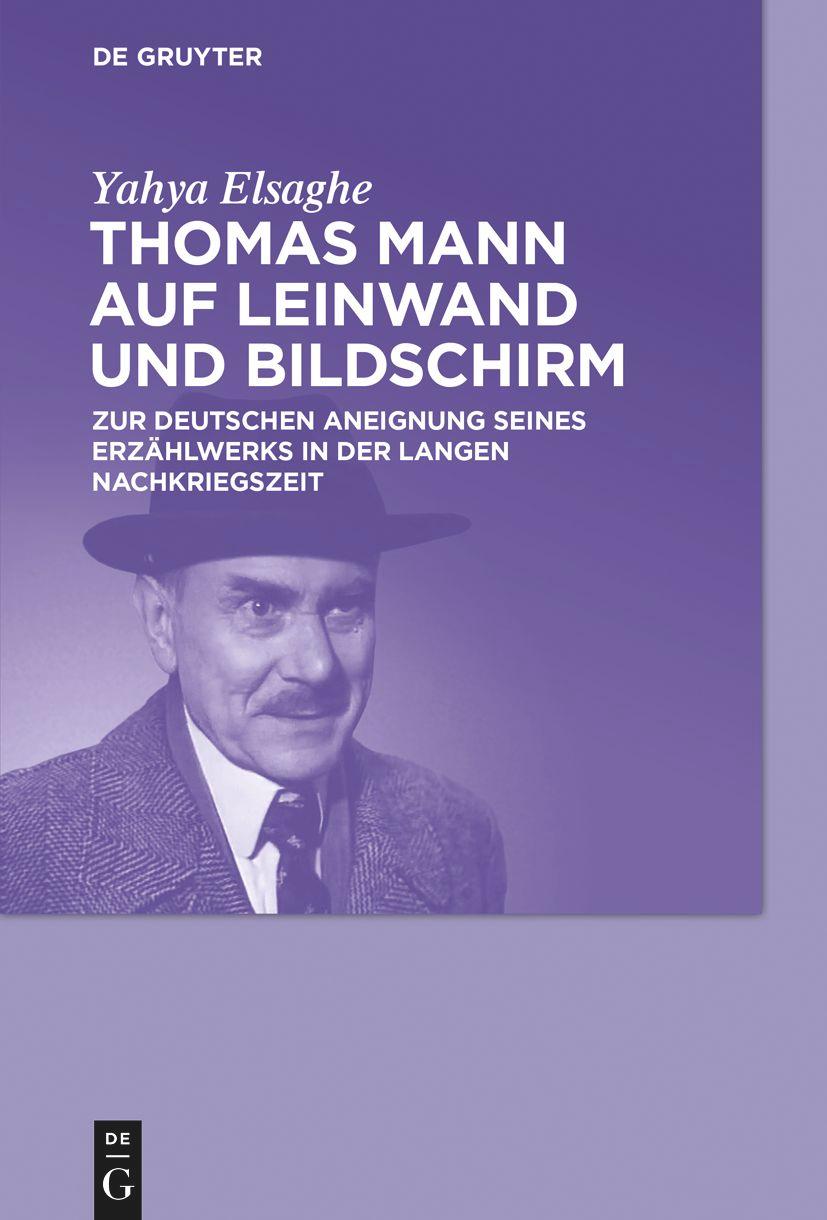 Vorderes Coverbild Thomas Mann auf Leinwand und Bildschirm