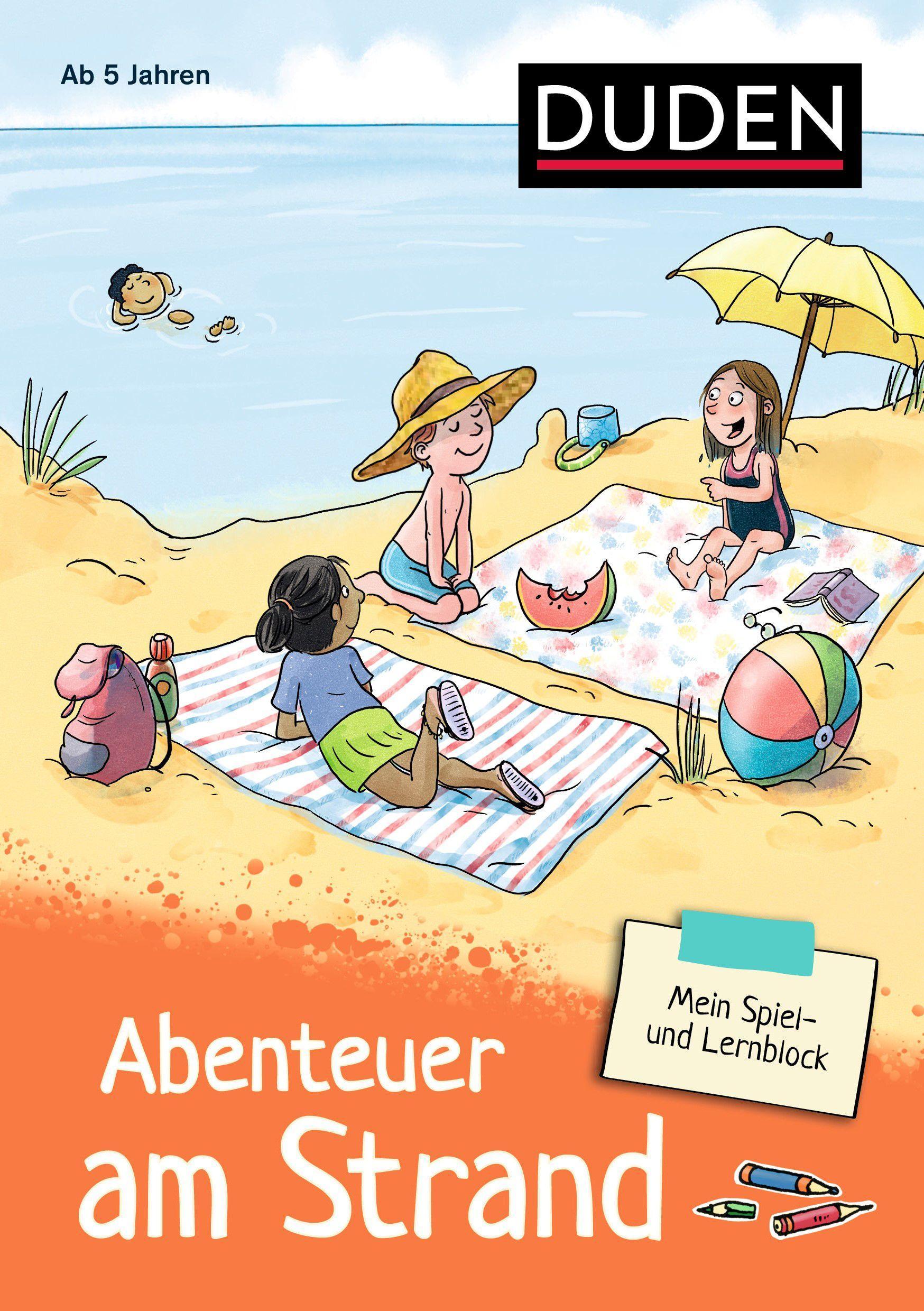 Vorderes Coverbild Mein Spiel- und Lernblock 3 - Abenteuer am Strand
