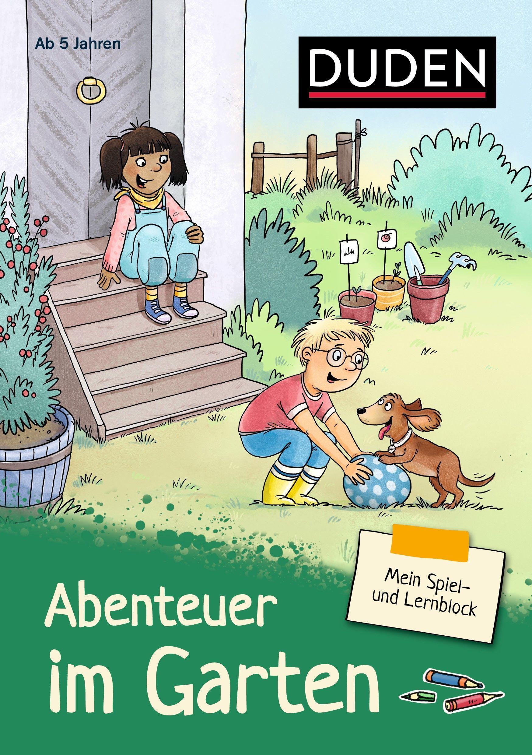 Vorderes Coverbild Mein Spiel- und Lernblock 4 - Abenteuer im Garten