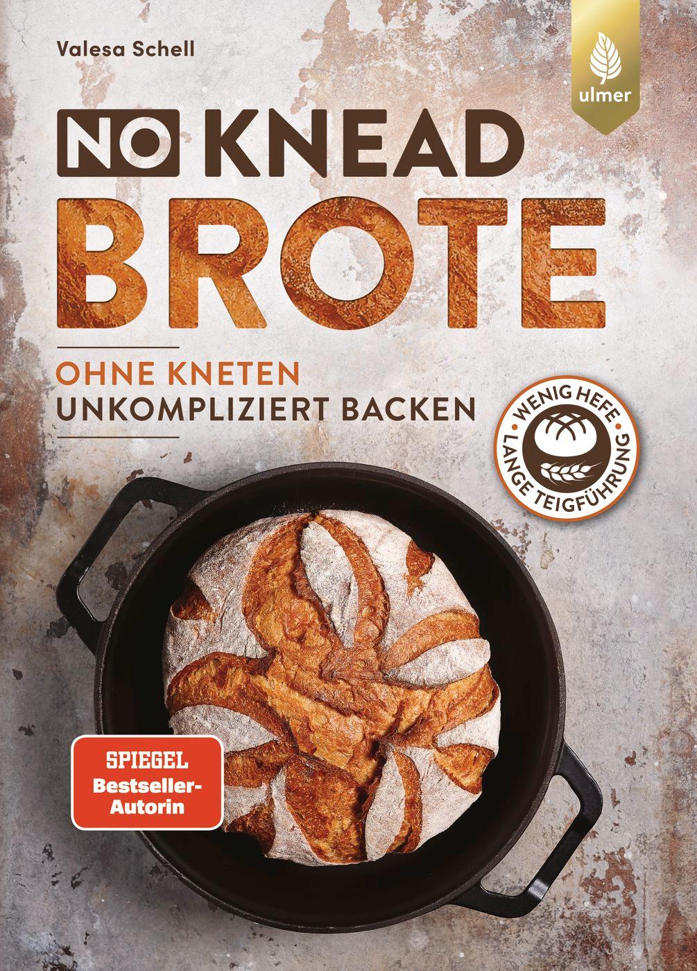 Vorderes Coverbild No-Knead-Brote