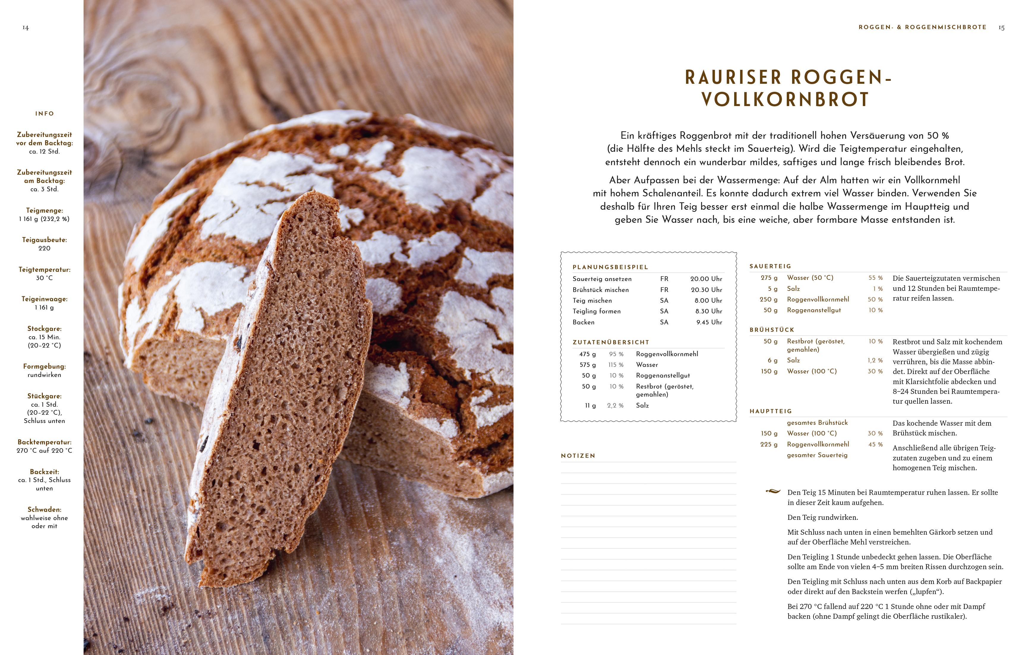 Beispielinhalt (Bild) Noch mehr Almbackbuch-Rezepte