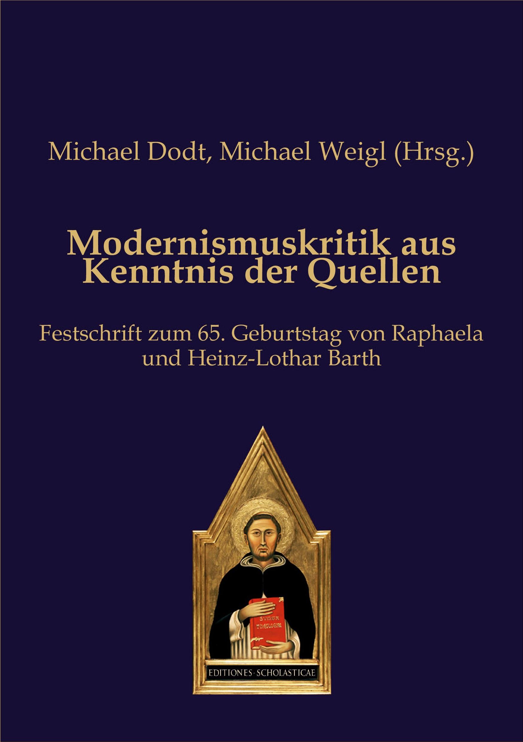 Vorderes Coverbild Modernismuskritik aus Kenntnis der Quellen