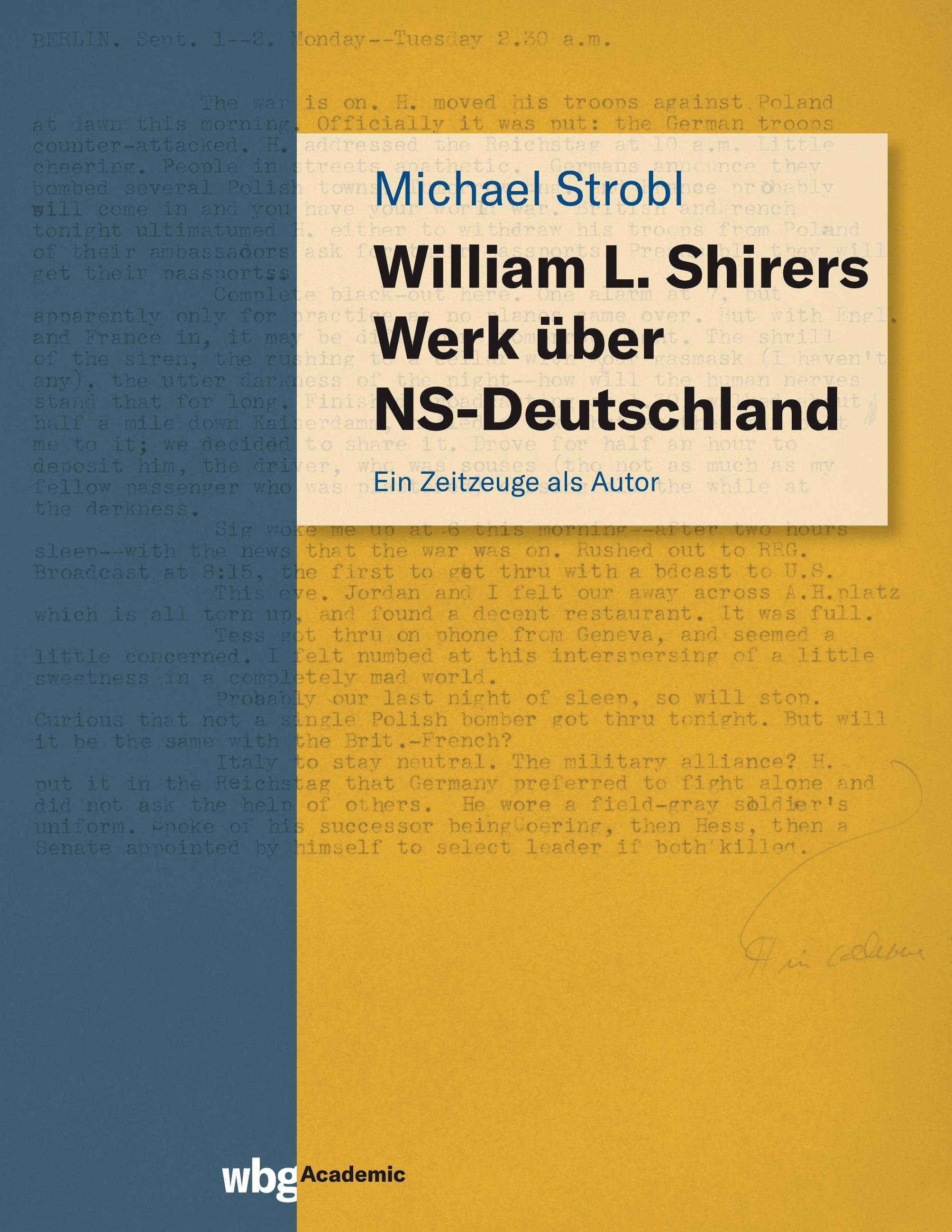 Vorderes Coverbild William L. Shirers Werk über NS-Deutschland