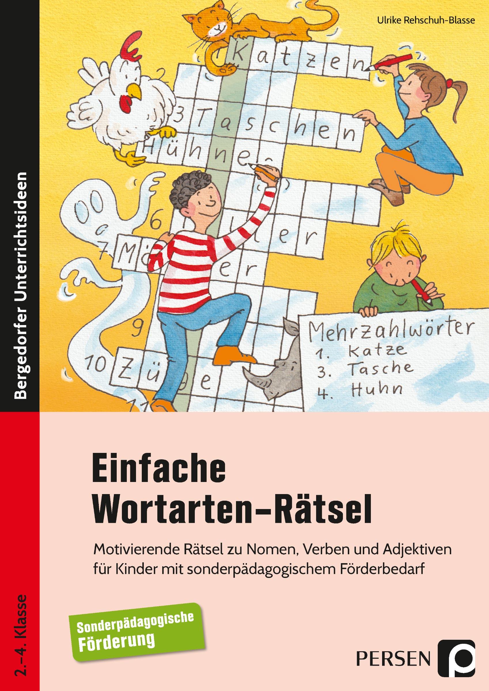 Vorderes Coverbild Einfache Wortarten-Rätsel