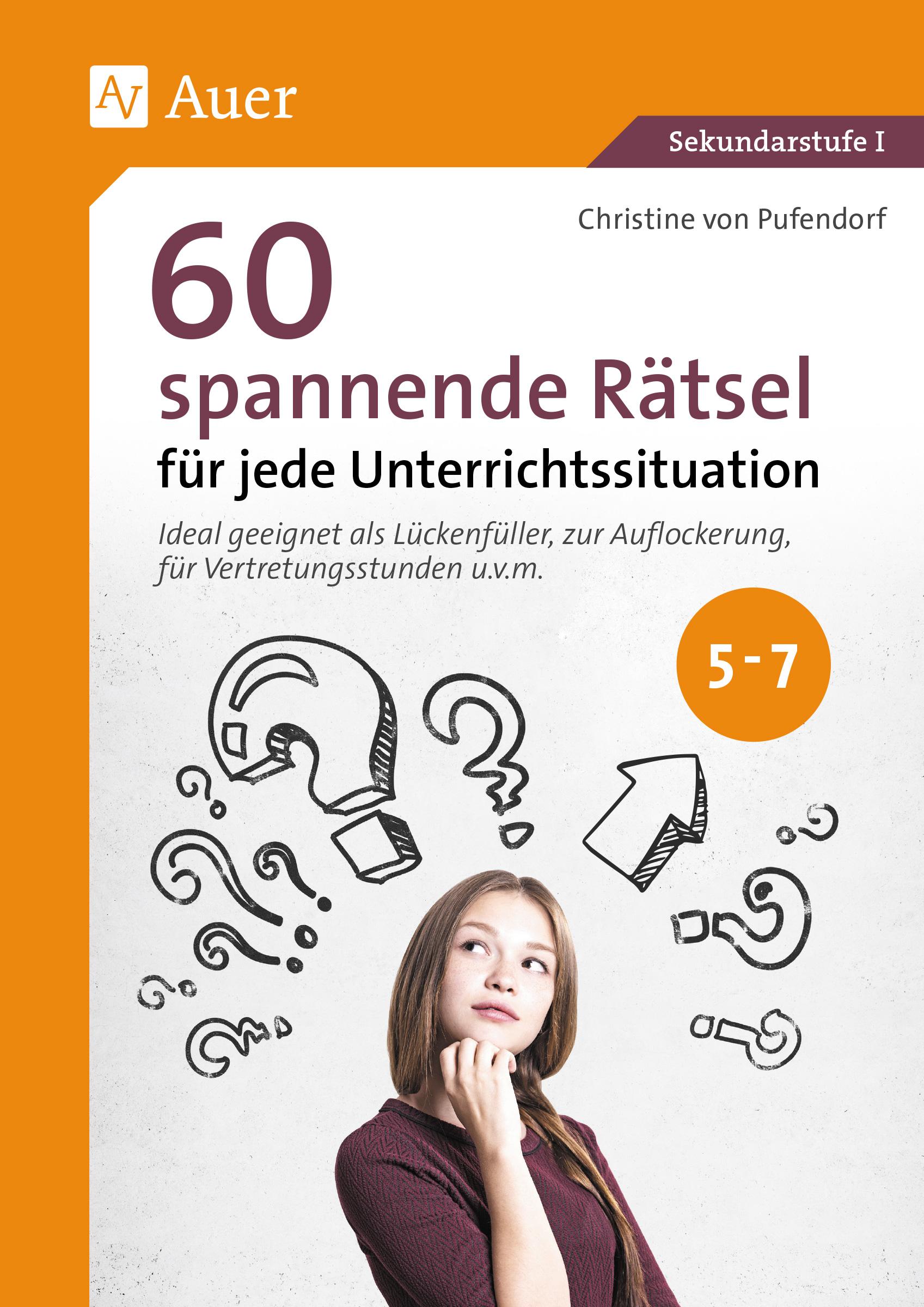 Vorderes Coverbild 60 spannende Rätsel für jede Unterrichtssituation