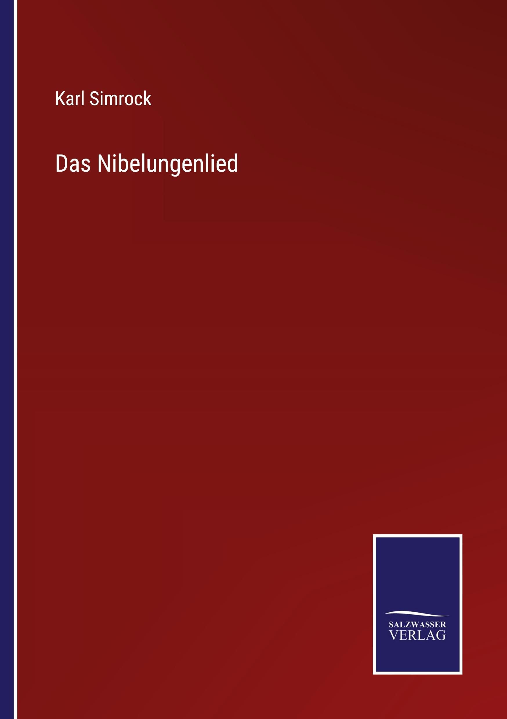 Vorderes Coverbild Das Nibelungenlied